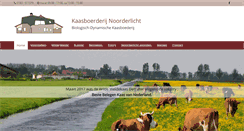 Desktop Screenshot of kaasboerderij-noorderlicht.nl
